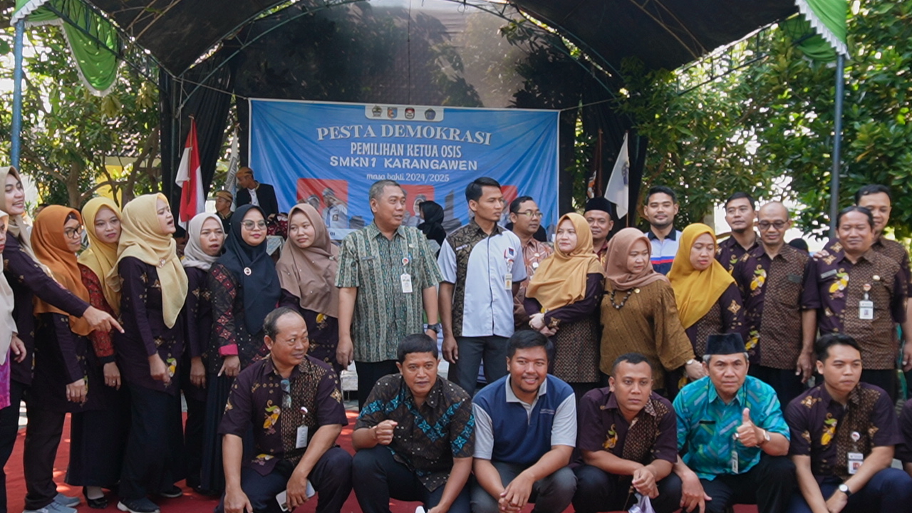 Pemilihan Ketua OSIS SMK Negeri 1 Karangawen, wujudkan pendidikan demokrasi sejak remaja