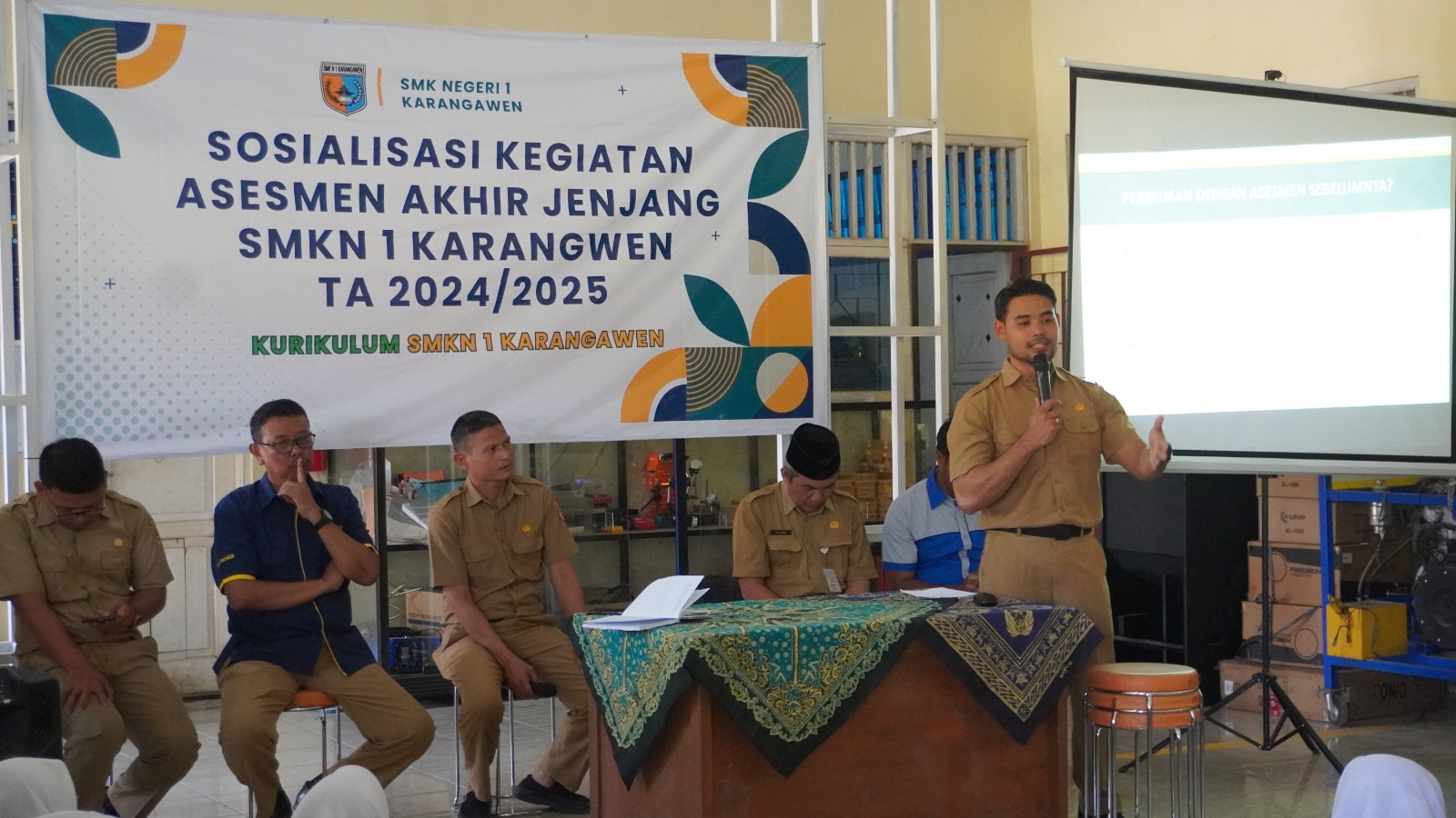 Sosialisasi Kegiatan Asesmen Akhir Jenjang di SMK Negeri 1 Karangawen Berdasarkan Kurikulum SMK